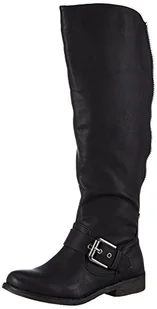 Aldo Eloreria damskie kozaki z krótką cholewką, czarny - Schwarz Black Synthetic 96-38.5 EU - Kozaki damskie - miniaturka - grafika 1