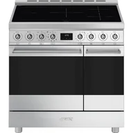 Kuchenki elektryczne - SMEG C92IPN2 Srebrny - miniaturka - grafika 1