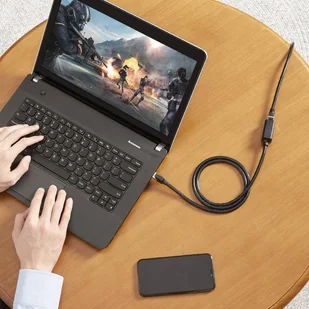 Ugreen przedłużacz kabel internetowy Ethernet RJ45 Cat 7 10000 Mbps / 10 Gbps 1 m czarny (NW148) - Kable USB - miniaturka - grafika 6