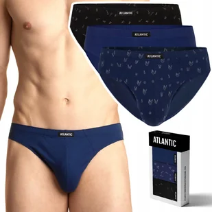 Slipy Męskie 3-Pak Majtki Atlantic 3Mp-100 - Xl - Majtki męskie - miniaturka - grafika 1