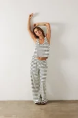 Spodnie sportowe damskie - Spodnie BELL stripes - miniaturka - grafika 1