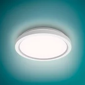 Lampy sufitowe - Philips Lampa sufitowa LED Aio RD, możliwość ściemniania, biały / opal, przedpokój, metal, nowoczesny - miniaturka - grafika 1