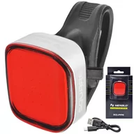 Lampki rowerowe - Lampka rowerowa Nexelo Square Cob Led tylna - miniaturka - grafika 1