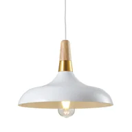 Lampy sufitowe - Lampa wisząca SKANDI E27 - biały - miniaturka - grafika 1