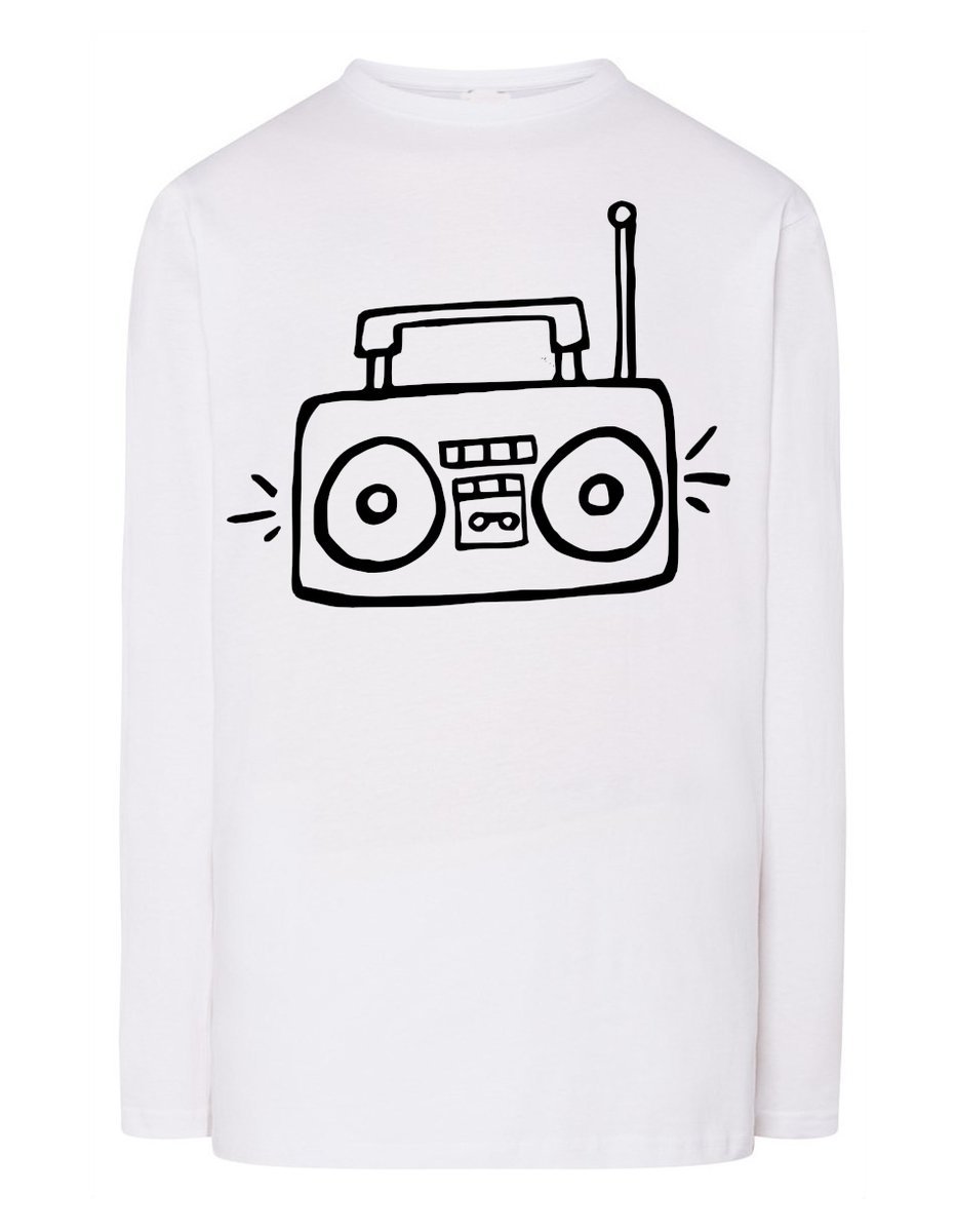 Longsleeve fajny nadruk Radio Muzyka r.5XL