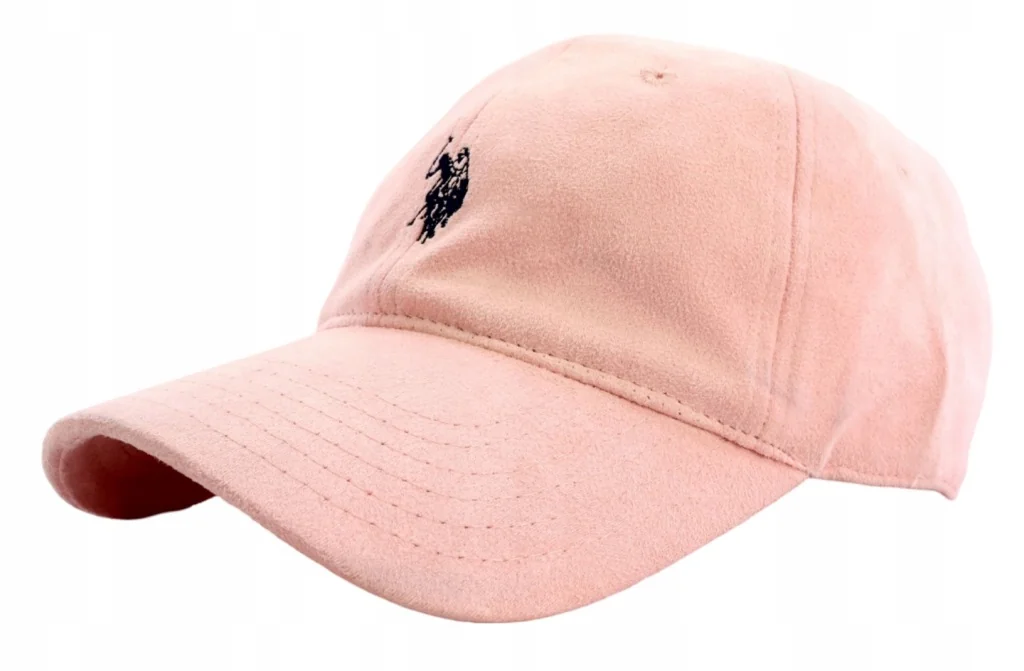 Czapka daszkiem damska młodzieżowa U.S. Polo Assn. 54-59cm Haft Logo Welur