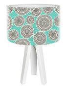 Lampy stojące - Macodesign Lampa biurkowa Aria w turkusie mini-foto-125w, 60 W - miniaturka - grafika 1