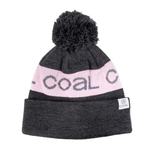 Czapka zimowa damska COAL TEAM BEANIE charcoal - Czapki damskie - miniaturka - grafika 1