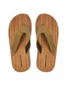 Skechers Japonki Tantric-Fritz 205098/CML Brązowy - Klapki i japonki męskie - miniaturka - grafika 1