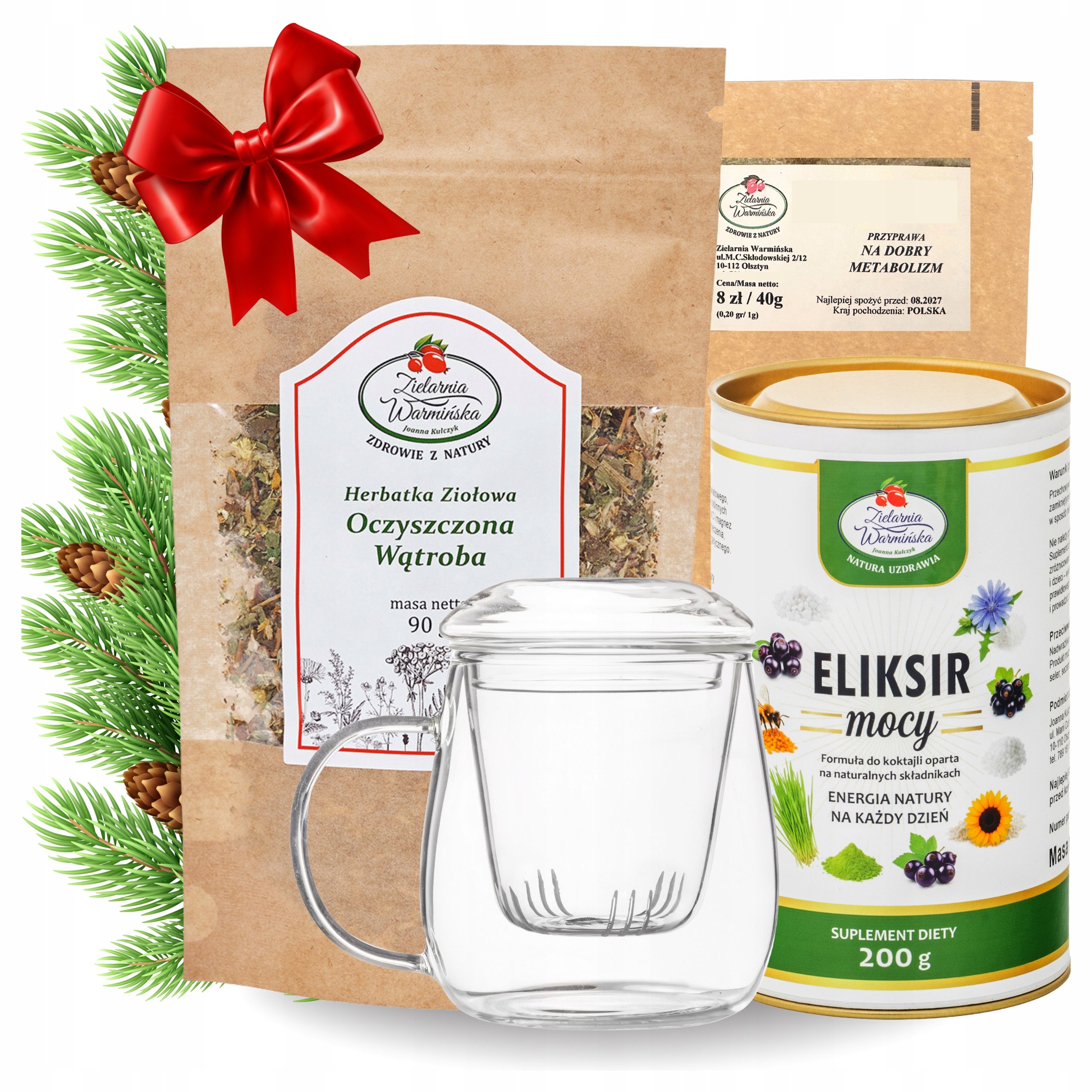 Zestaw Oczyszczona Wątroba Stłuszczenie Metabolizm Z Eliksirem Mocy