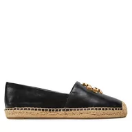 Espadryle damskie - Espadryle Tory Burch 145881 Perfect Black/ Gold 006 - miniaturka - grafika 1