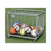 Wyposażenie sportowe i gimnastyczne - Wózek kosz na piłki SMJ sport Prima VBCCG-P100 - miniaturka - grafika 1