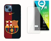 Etui i futerały do telefonów - Zestaw Etui Case + Szkło Hartowane Do Apple Iphone 15 - Fc Barcelona Kluby - miniaturka - grafika 1