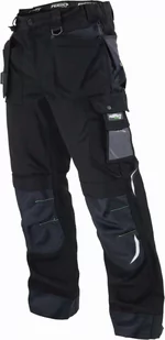 Spodnie Robocze Do Pasa "Canvas" POWERMAX S Czarny - Odzież robocza - miniaturka - grafika 1