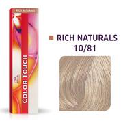 Farby do włosów i szampony koloryzujące - Wella Color Touch 10/81 Platynowy bl - miniaturka - grafika 1