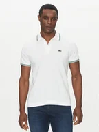 Koszulki męskie - Lacoste Polo PH9875 Biały Regular Fit - miniaturka - grafika 1
