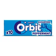 Gumy do żucia, lizaki, dropsy - Wrigley Guma do żucia Peppermint 10 drażetek - miniaturka - grafika 1