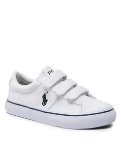 Buty dla chłopców - Ralph Lauren Polo Tenisówki Sayer Ez RF103501 S Biały - grafika 1