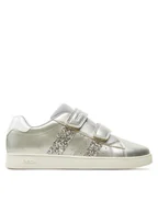 Buty dla dziewczynek - Geox Sneakersy J Eclyper Girl J45LRA 000NF C1007 D Srebrny - miniaturka - grafika 1