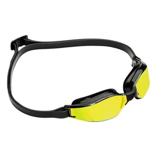 AQUA SPHERE Okularki pływackie XCEED Yellow Titanium Mirror - Pływanie - miniaturka - grafika 4