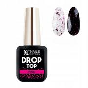 Utwardzacze do paznokci - NC Nails, Lakier hybrydowy Top Drop Pink, 6 ml - miniaturka - grafika 1