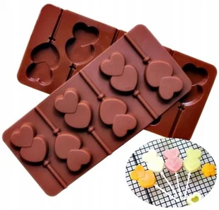 FORMA SILIKONOWA DO LIZAKÓW CZEKOLADY PIECZENIA - Formy do ciast - miniaturka - grafika 1