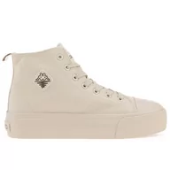 Sneakersy damskie - Buty Kappa Viska 243208OC-5353 - beżowe - miniaturka - grafika 1