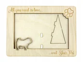 Ramki na zdjęcia - Shar pei ramka na zdjęcie z psem grawer - miniaturka - grafika 1
