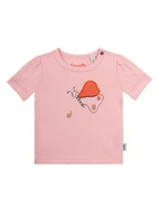 Kaftaniki dla niemowląt - Sanetta Kidswear Koszulka w kolorze jasnoróżowym - miniaturka - grafika 1