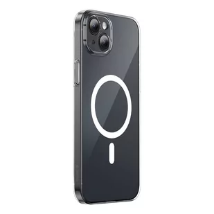 Etui ochronne Baseus Magnetic Crystal Clear do iPhone 13 (transparentne) + szkło hartowane + zestaw czyszczący - Etui i futerały do telefonów - miniaturka - grafika 1
