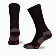 Odzież trekkingowa damska - Skarpety Teko Tactical Merino Boot Crew Height Black - miniaturka - grafika 1