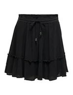 Spódnice - ONLY Damska spódnica Onlibiza Life Short Skirt WVN Noos Rock - miniaturka - grafika 1