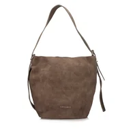 Torebki damskie - Stylowa skórzana torebka typu worek Toscanio G100 - miniaturka - grafika 1