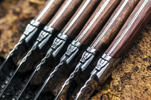Noże Laguiole do steków Luxury Line  Pakka Wood  6 szt. - Noże kuchenne - miniaturka - grafika 8