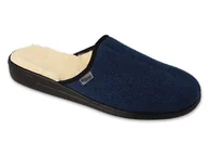 Kapcie męskie - Kapcie męskie ciepłe wełniane zakryte pantofle domowe Dr Orto 000M325-43 - miniaturka - grafika 1