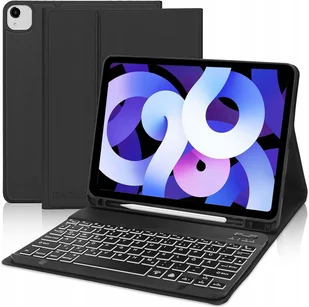 Etui z Klawiaturą do Apple iPad Air 5/4 10,8''/ Pro 11'' Magnetyczne Czarne - Etui do tabletów - miniaturka - grafika 1