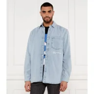 Koszule męskie - Karl Lagerfeld Jeans Jeansowa koszula Regular Fit - miniaturka - grafika 1