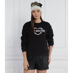 Love Moschino Bluza | Regular Fit - Bluzy damskie - miniaturka - grafika 1