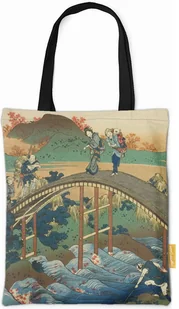 Torba na ramię Ariwara no Narihira Katsushika Hokusai-ONE SIZE - Torby i wózki na zakupy - miniaturka - grafika 1