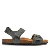 Buty dla chłopców - Sandały Geox J Ghita Boy J028LB 00004 C0837 D Khaki - miniaturka - grafika 1