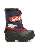 Buty dla chłopców - Sorel Śniegowce Toddler Snow Commander™ Boot NV5190-466 Granatowy - miniaturka - grafika 1