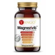 Witaminy i minerały - YANGO Magnezivit (Witaminy i Minerały) 40 Kapsułek wegetariańskich - miniaturka - grafika 1