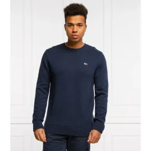 Tommy Jeans Sweter | Slim Fit - Swetry męskie - miniaturka - grafika 1