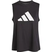Koszulki i topy damskie - adidas Kobiety Train Essentials Big Performance Logo Training Tank Top, black/white, XL - miniaturka - grafika 1