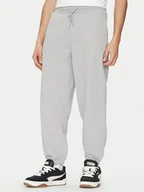 Spodnie sportowe męskie - Vans Spodnie dresowe Original Standards VN000P5F Szary Loose Fit - miniaturka - grafika 1