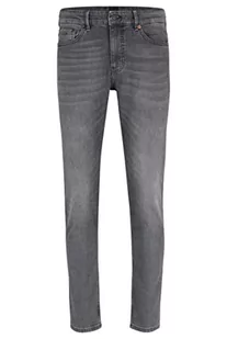 BOSS Męskie spodnie dżinsowe, średni szary, 3434 - Spodenki męskie - miniaturka - grafika 1