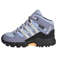 Buty dla chłopców - adidas Unisex Baby Terrex Mid Gore-tex Hiking Sneaker, Blue Dawn Grey One Solar Gold, 21 EU - miniaturka - grafika 1