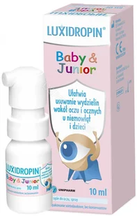 Unipharm Luxidropin Baby&Junior krople do oczu 10 ml 9098225 - Krople do oczu - miniaturka - grafika 1