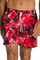 Spodenki damskie - JP 1880 Męskie szorty kąpielowe Jay-PI Beachwear, elastyczny ściągacz, z nadrukiem, czerwone, XL - miniaturka - grafika 1