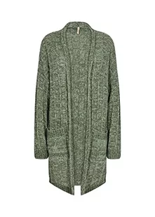SOYACONCEPT Damska kurtka z dzianiny, zielony mech melan, S - Kurtki damskie - miniaturka - grafika 1